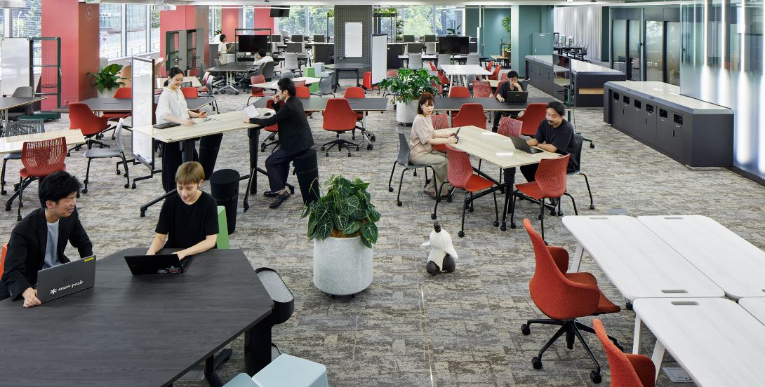The work area